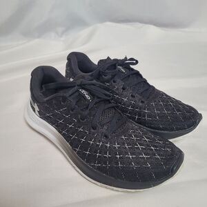 Under Armour Flow Velociti Wind 2 Black White Men's Running Shoes Size 8